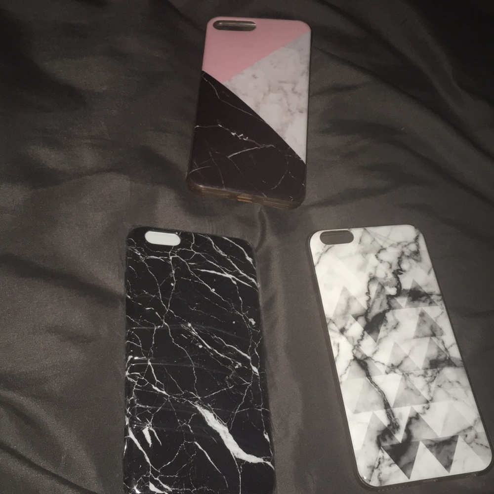 3 marble iPhone plus cases